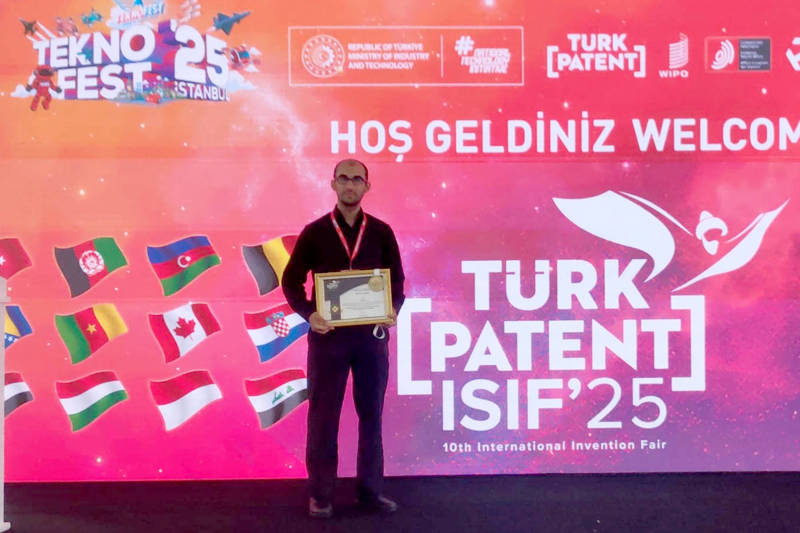 Fakültemiz Yüksek Lisans Öğrencisinden TEKNOFEST İSİF’25’te Uluslararası Altın Ödül
