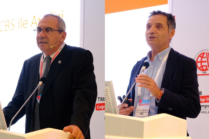PROF. DR. M. ÜMİT GÜMÜŞAY VE PROF. DR. M. EREN UÇKAN TMMOB COĞRAFİ BİLGİ SİSTEMLERİ KONGRESİNDE PANELİST OLDULAR