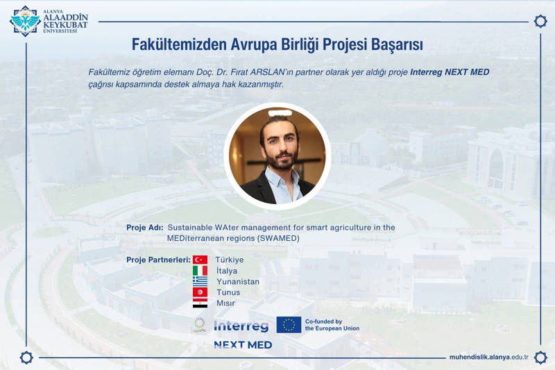 Fakültemizden Avrupa Birliği Projesi Başarısı - SWAMED